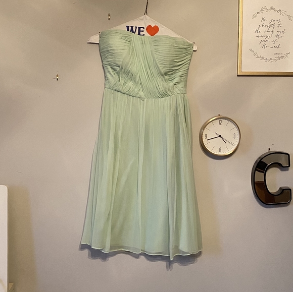 Donna Morgan size 4 Mont green strapless dress - Picture 5 of 5